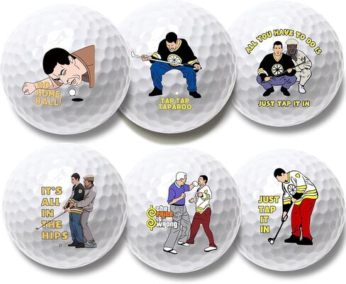 Artpreti 13 قطعة من كرات الجولف المضحكة للرجال والنساء مع تي شيرتات وصندوق هدايا لهدايا الجولف لزملاء العمل in Kuwait