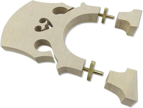 3/4 Upright Bass Bridge - Adjustable Maple Bass Bridge with Screws, Durable Double Bass Accessory for Replace in Kuwait