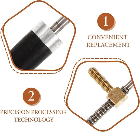 TOYANDONA Sturdy Bass Bow Screw for German-style Instruments Easy Tension Metal Construction Essential Accessory for Musicians and Performers in Kuwait