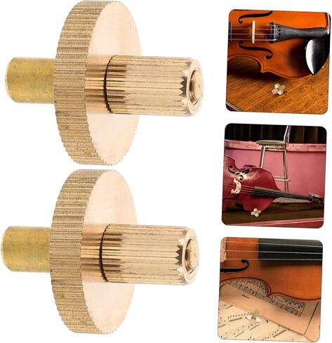 Split Brass Bridge Screws for Double Bass Solid Brass Replacement Fittings Easy Installation and Smooth Adjustment for Violin Guitar and Upright Bass Accessories in Saudi Arabia