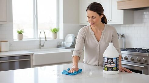 Belle Chemical 50% Pure Concentrated Vinegar – 12.5x Stronger – Indoor and Outdoor Cleaner (1 Gallon) in Kuwait