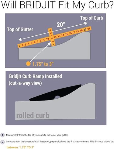 3-Piece Expandable Rubber Curb Ramps for Driveway in Saudi Arabia