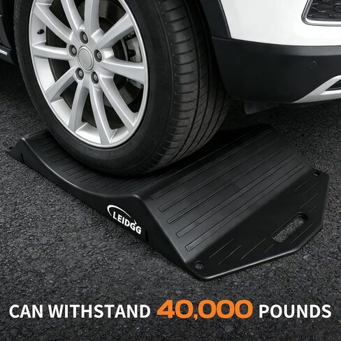 Tire Cradles Set of 4Pack Anti-Slip Pads Tire Saver Ramps with Interlock Design Plastic Car Ramps for RV,Trailer,Truck Up to 40000 LBS in Kuwait