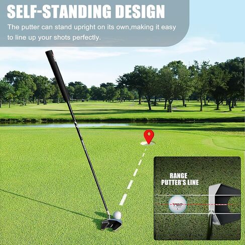 PGM Golf Putter for Men and Women - High MOI Mallet with Easy Alignment - Lightweight Graphite Shaft - Low Center of Gravity for Straighter Putts in Saudi Arabia
