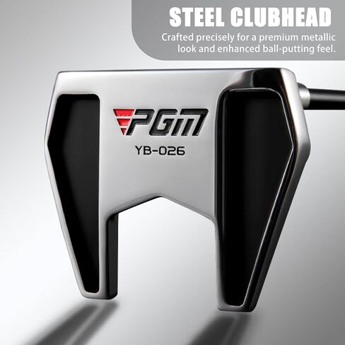 PGM Golf Putter for Men and Women - High MOI Mallet with Easy Alignment - Lightweight Graphite Shaft - Low Center of Gravity for Straighter Putts in Saudi Arabia