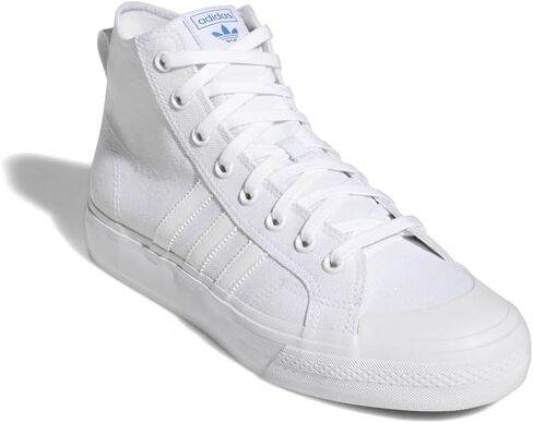 adidas Mens Nizza Hi Adv High Skate Sneakers Shoes - White - Size 8 M in Saudi Arabia