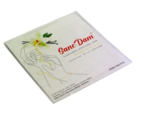 Vanilla 48 Count SancDam Ultra-Thin 0.07mm Oral Sex Dams Membrane, Men and Women Giving Each Other Oral Sex, Cunnilingus Prop SM Fellatio, Oral Dams Covering for Lesbian Or Couples Sex (Dental Dams) in Kuwait