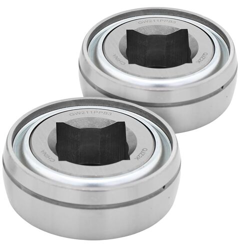 [2-Pack] GW211PPB3 - Agricultural Bearing - Disc Harrow Bearing - Square Bore: 1-1/2 in - Outer Diameter: 3.937 in Spherical - Width: 1.321 in in Saudi Arabia