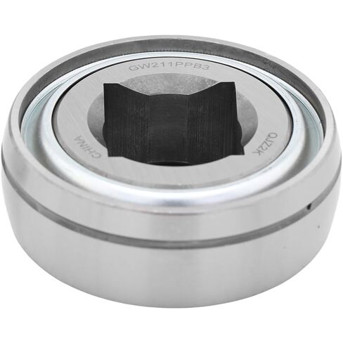 [2-Pack] GW211PPB3 - Agricultural Bearing - Disc Harrow Bearing - Square Bore: 1-1/2 in - Outer Diameter: 3.937 in Spherical - Width: 1.321 in in Saudi Arabia