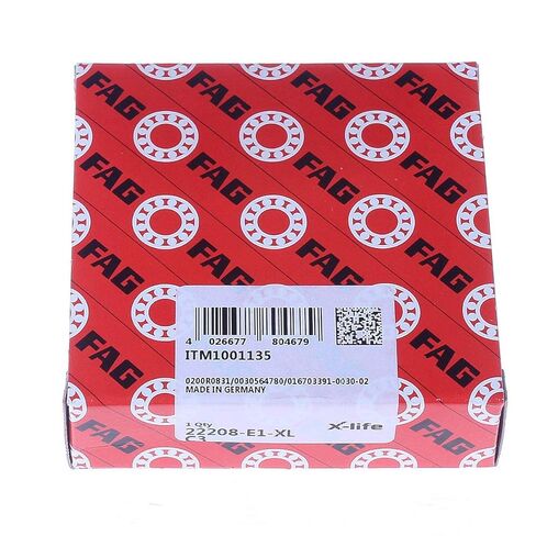 22208-E1-XL-C3 FAG محمل أسطواني كروي 40,00x80,00x23,00mm in Kuwait