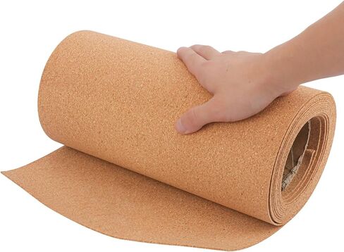 16.4 FT Cork Roll, 12 Inch Width Cork Sheet Roll for DIY Projects, Shelf & Drawer Liner(0.08 Inch Thickness) in Saudi Arabia