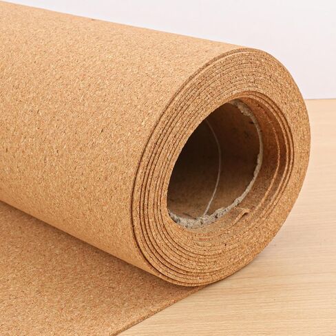 16.4 FT Cork Roll, 12 Inch Width Cork Sheet Roll for DIY Projects, Shelf & Drawer Liner(0.08 Inch Thickness) in Saudi Arabia