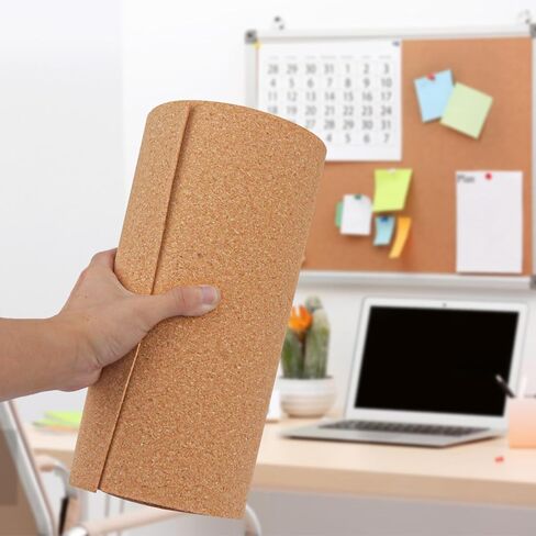 16.4 FT Cork Roll, 12 Inch Width Cork Sheet Roll for DIY Projects, Shelf & Drawer Liner(0.08 Inch Thickness) in Saudi Arabia