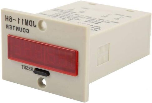 Hilitand 6 Digit Electronic Counter, JDM11-6H, Black, DC 12V/24V/36V in Saudi Arabia