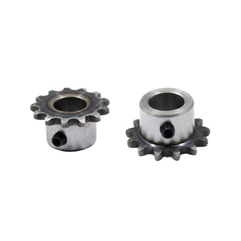 الصلب الثقيلة موتور ترس ترس 08B سلسلة محرك ضرس 12 الأسنان الكربون الصلب والعتاد الملعب .7 مللي متر عجلة صناعية in Kuwait