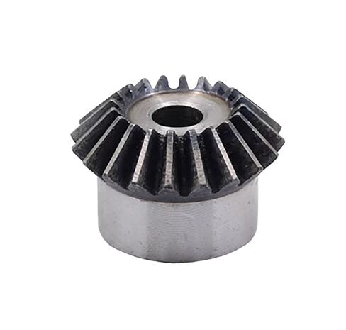 ترس ترس محرك فولاذي شديد التحمل 15-40 ترس مشطوف الأسنان 1:1 0.5/1/1.5 وحدة 90 درجة 45# فتحة عملية نقل الطاقة الميكانيكية الفولاذية (1 متر 25 أسنان) in Kuwait