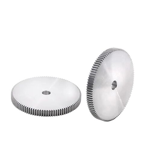 ترس ترس محرك فولاذي شديد التحمل 1Modulus-96Teeth ~ 150Teeth السُمك 10 مم 45# مادة فولاذية كربونية أسطوانية لأجزاء النقل (120 سنًا) in Kuwait