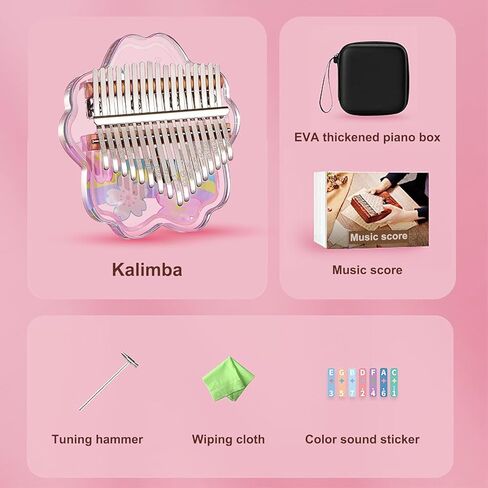 17 بيانو KeyThumb للمبتدئين بيانو إصبع محمول مع دليل دراسة ضبط المطرقة هدية لتخفيف التوتر للبالغين والمراهقين in Kuwait