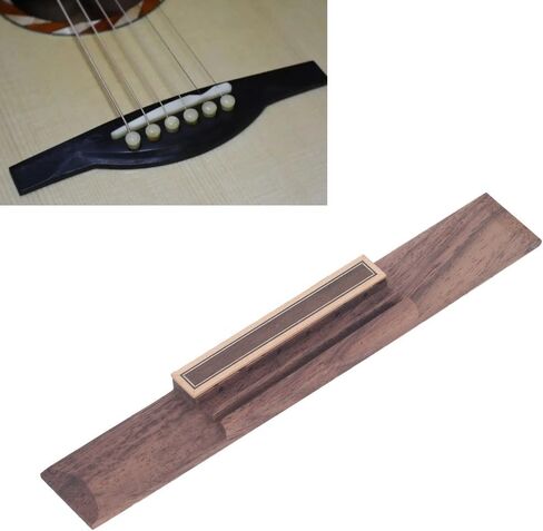 3Pcs Guitar Bridge Saddle, Bone Guitar Saddle Rosewood Guitars Bridge Replacement Instrument Accessories for 6-String Classical Guitars in Kuwait
