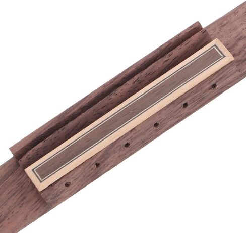 3Pcs Guitar Bridge Saddle, Bone Guitar Saddle Rosewood Guitars Bridge Replacement Instrument Accessories for 6-String Classical Guitars in Kuwait
