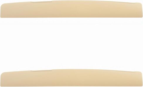 2Pcs Compensated Unbleached Bone Saddle 72mm x 3mm x 9mm Replacement Part for 6 Strings Acoustic Guitar in Saudi Arabia