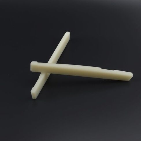 2Pcs Compensated Unbleached Bone Saddle 72mm x 3mm x 9mm Replacement Part for 6 Strings Acoustic Guitar in Saudi Arabia