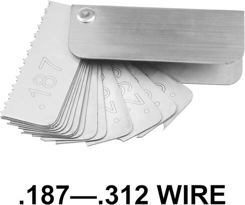 Garage Door Spring Measure Tool, Residential Pocket Wire Gauge .187 -.312 in Kuwait