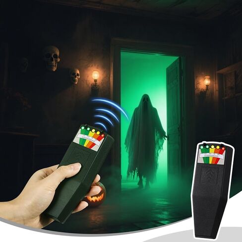 Sabary 2 Pack EMF Meter Detector for Ghost Hunting Equipment Tester, 5 LED Magnetic Field Detector for Home, Office & Outdoor Inspections, 9V Batteries Required (Not Included) in Saudi Arabia