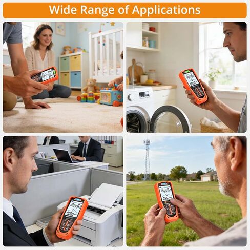 Neoteck 3 in 1 EMF Detector for EF MF RF 3 Axes Electromagnetic Field Radiation Detector to Identify MF Direction with 3-Color LED & Audio Alarm Rechargeable WiFi Signal Detector for Home Office in Kuwait