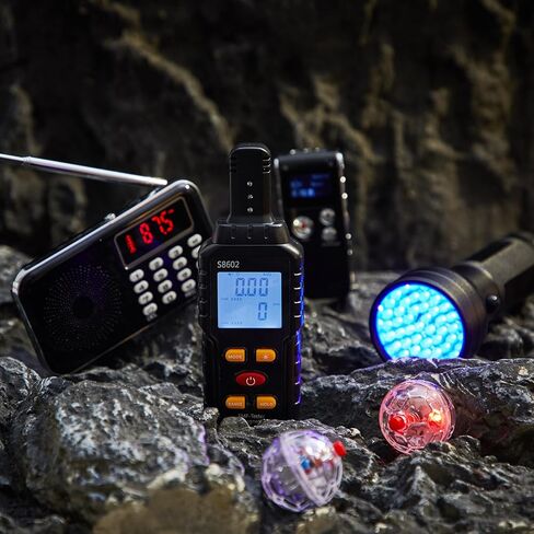 Dunzy 6 Pcs Ghost Hunting Equipment Kit Includes 1 Electromagnetic Paranormal Radiation Detector 1 8gb EVP Digital Recorder 1 Hand Held Radio 1 UV Flashlight 2 LED Light up Cat Balls in Saudi Arabia