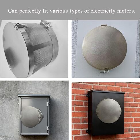 غطاء العداد الذكي E mf Blocker للمنزل واي فاي مانع Faraday Cage E mf Blockers للمنزل حماية EMP R F-R adiation S hield Guard الفولاذ المقاوم للصدأ 304 Faraday Box كبير E M F حماية in Kuwait