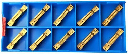 MGMN400-M NC3030 إدراجات قابلة للفهرسة من الكربيد بعرض قطع 4 مم لتصنيع الأجزاء الفولاذية، عبوة من 10 قطع in Kuwait