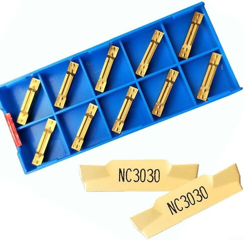 MGMN400-M NC3030 إدراجات قابلة للفهرسة من الكربيد بعرض قطع 4 مم لتصنيع الأجزاء الفولاذية، عبوة من 10 قطع in Kuwait