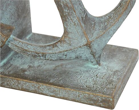 ديكو 79 دفاتر بوذا المعدنية المتعثرة، مجموعة من 2 4 بوصة عرض، 6 بوصة ارتفاع، أسود in Kuwait