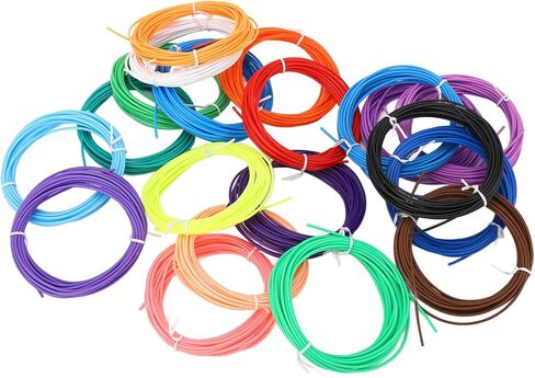 خيوط قلم ثلاثي الأبعاد، قوة شد 18 ميجا باسكال بدون فقاعات 1.75 مم، 25 لون ثلاثي الأبعاد in Kuwait