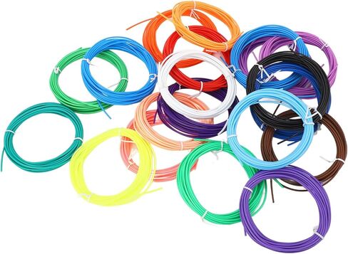 خيوط قلم ثلاثي الأبعاد، قوة شد 18 ميجا باسكال بدون فقاعات 1.75 مم، 25 لون ثلاثي الأبعاد in Kuwait