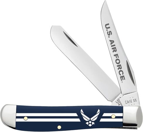 Case U.S. Air Force Mini Trapper with Navy Blue Synthetic Handle in Saudi Arabia
