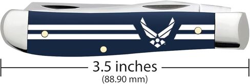 Case U.S. Air Force Mini Trapper with Navy Blue Synthetic Handle in Saudi Arabia