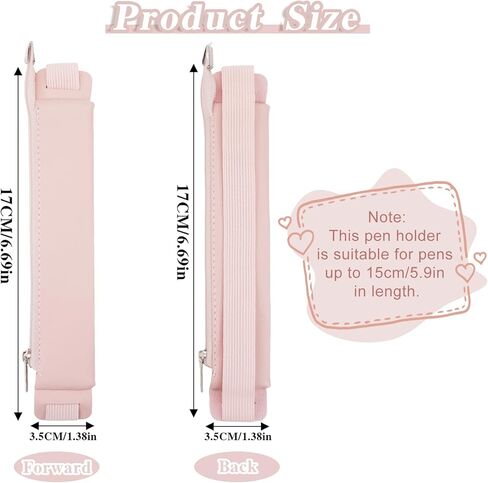 5pcs حامل القلم القابل للتعديل ، حقبة قلم جلدية ملونة بوليس ، حقيبة قلم رصاص قابلة للفصل للكتاب لمكتب الدفنة ، الكتاب المقدس ، المجلدات ، الكتب in Kuwait