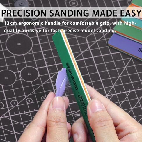 Sanding Sticks for Gundam Repairing, 6 PCS Hobby Polishing Sticks Kit (400 600 800 1000 1200 1500 Grits) for Plastic Models, Miniature Models & Gunpla in Kuwait