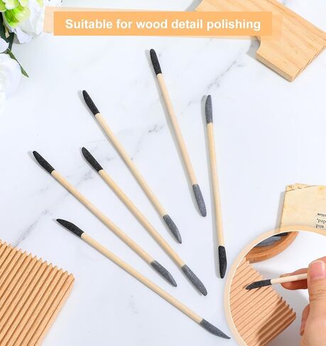 Sanding Pen, 20 Pcs Sanding Stick for Precise Reach, Gaps, Car, Tight Spaces in Saudi Arabia