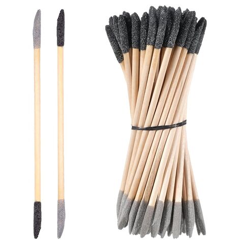 50 PCS Sanding Sticks, Double-End Matchstick Abrasive Twigs 2-in-1 Fine Detailing Polishing Tools for Plastic Models Wood Metal Tight Spaces,180/240 Grit, 5.4 x 0.2 Inch in Saudi Arabia