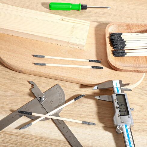 30 Pcs Fine Sanding Sticks for Plastic Models Sanding Sticks Double End Matchsticks for Nails of 120/280 Grit Sandings Twigs Detailing Polishing Stick for Plastic Models Wood Hobby, 5.4 X 0.3 Inch in Saudi Arabia