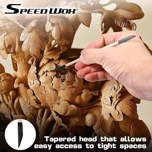 SPEEDWOX 60 Pcs Sanding Sticks Double End Matchsticks Sanding Twigs Fine Detailing Polishing Sticks Fine Detailing Sanding Tools for Tight Spaces Plastic Models Wood Hobby 150 Grit 280 Grit 5.4 Inch in Saudi Arabia