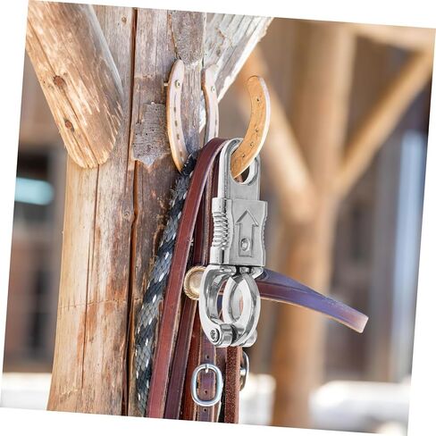 PartyKindom Horse Bridle Hook Quick Release Snap Hook for Equestrian Outdoor Sports Accessories Heavy Duty Carabiner in Saudi Arabia