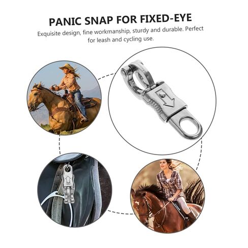 PartyKindom Horse Bridle Hook Quick Release Snap Hook for Equestrian Outdoor Sports Accessories Heavy Duty Carabiner in Saudi Arabia