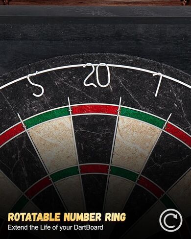 مجموعات خزانة لوح رمي السهام السيزال، ألواح رمي السهام المزخرفة للبالغين [6 * سهام فولاذية] - خزانة خشبية مع لوحة نتائج مدمجة لغرف الألعاب العائلية - جرافيتي in Kuwait