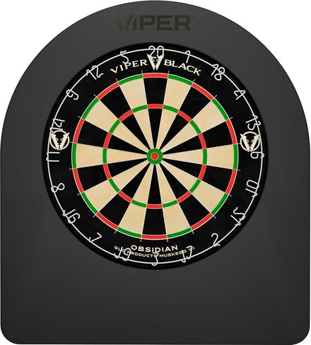 Viper Guardian Shield Dart Board Surround, Dartboard Wall Protector EVA Foam for 17.75" Sisal Bristle Steel Tip Boards, Black in Saudi Arabia