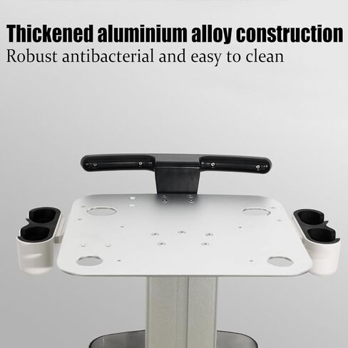 Mobile Trolley Cart,Four Swivel Casters, Laptop Workstation Trolley Cartstorage Drawer, Suitable for Laboratories, S,S and Beauty Salons in Saudi Arabia