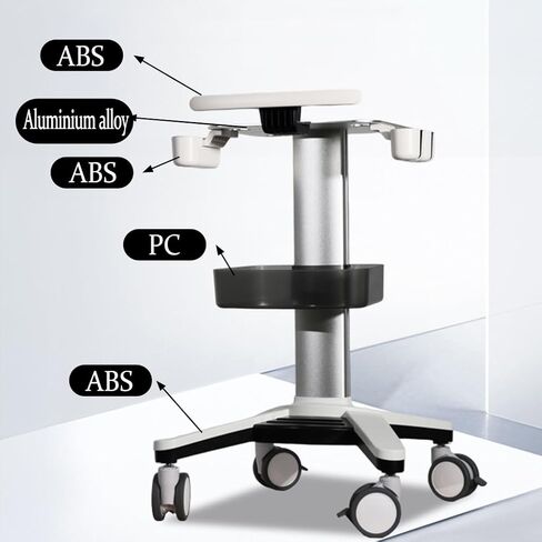 Mobile Trolley Cart,Four Swivel Casters, Laptop Workstation Trolley Cartstorage Drawer, Suitable for Laboratories, S,S and Beauty Salons in Saudi Arabia